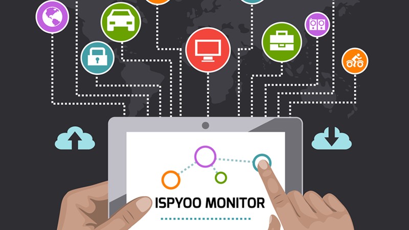 representación de la cobertura del dispositivo de monitoreo ispyoo
