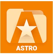 logotipo de la aplicación del administrador de archivos astro