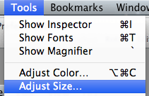 Cambiar el tamaño de la imagen en Mac