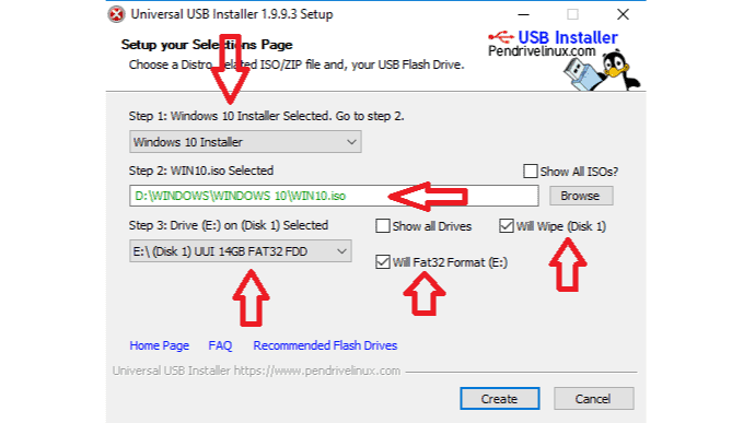 Cómo crear una unidad USB de arranque usando Universal USB Installer