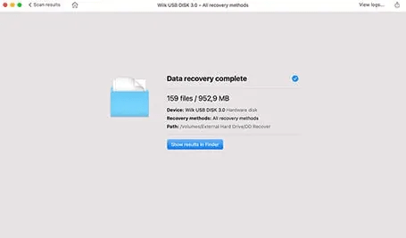 Recuperación de datos de Mac usando Disk Drill