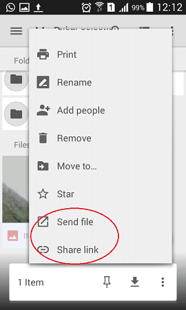 compartir archivos con Google Drive