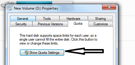 ¿Cómo puedo asignar cuota de disco en Windows 7?