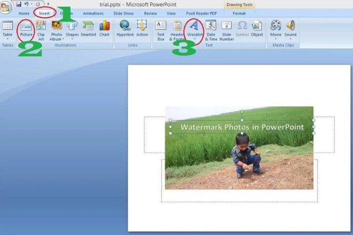 Cómo poner marcas de agua en fotos en PowerPoint