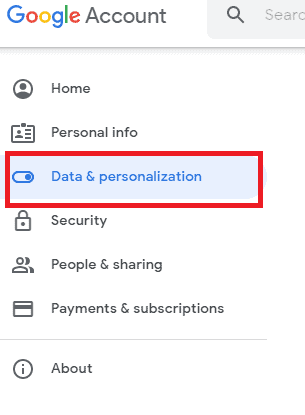 datos y personalización