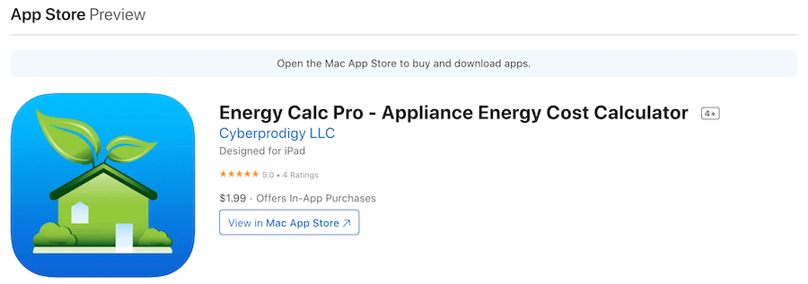 Página de inicio Energy-Calc-Pro