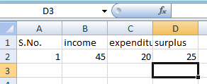 Inserte la fórmula en Excel
