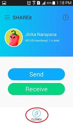 Transfiera las aplicaciones de un Android a otro