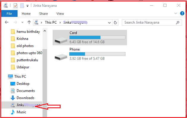 Transferir los archivos de Android a PC