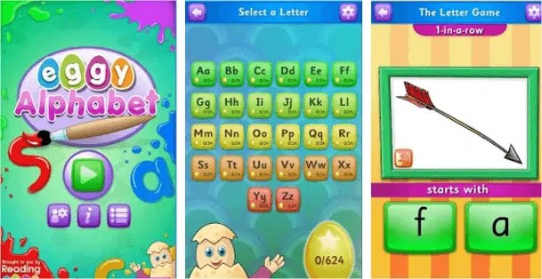 Eggy Alphabet Educación de la primera infancia