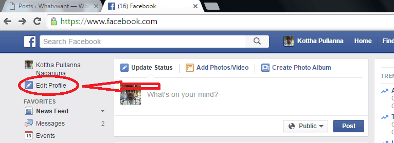 Perfil de Facebook