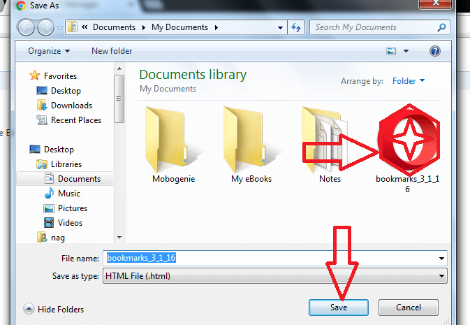 Copia de seguridad de Google Chrome