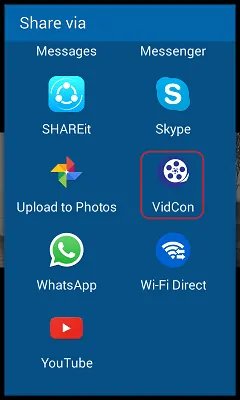 Video de comprimir en Android