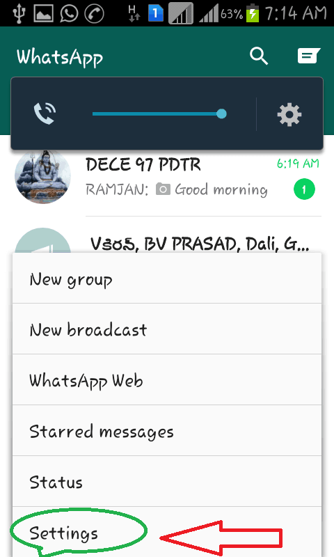 Chat de whatsapp de respaldo
