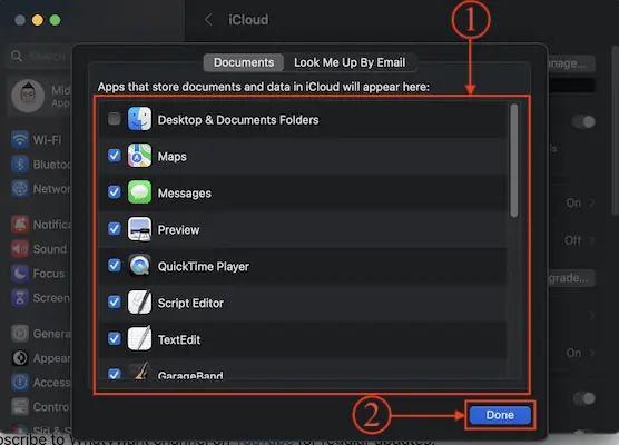 Tipos de archivos iCloud