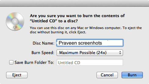 Cómo quemar un DVD en una Mac