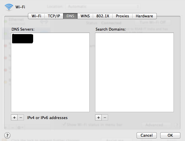 Mac-DNS-DNS-TAB