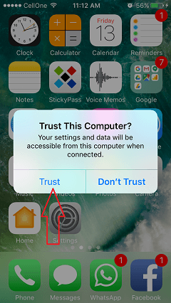 Tonesgo Connect PC en iPhone