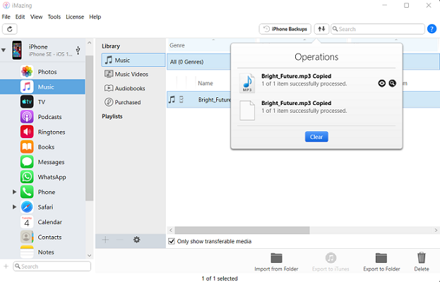 Estado de exportación