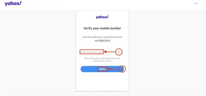Verifique el número de recuperación