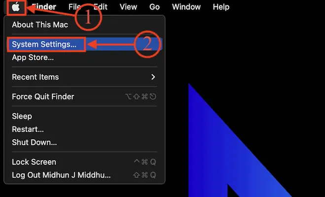 Configuración del sistema en Mac