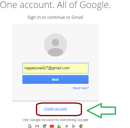 Cuenta de gmail