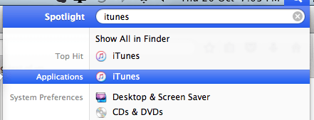 iTunes-Search